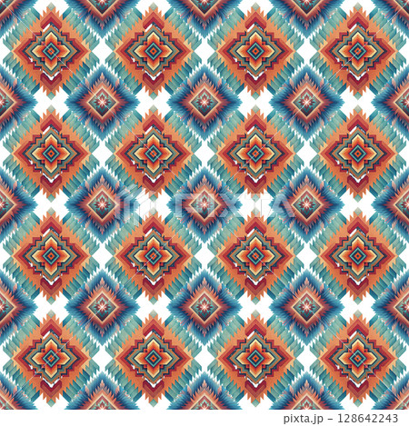 vector seamless pattern. ethnic background. tribal pattern 128642243