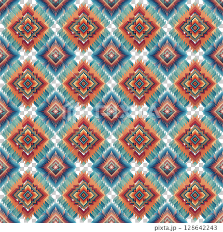 vector seamless pattern. ethnic background. tribal pattern 128642243