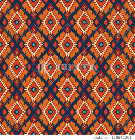 vector seamless pattern. ethnic background. tribal pattern 128642261
