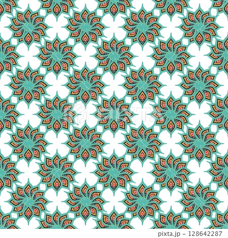 vector seamless pattern. ethnic background. tribal pattern 128642287