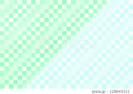 水色と緑色のモザイク 正方形 水色と緑色のモザイク 正方形 128643151
