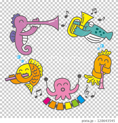音樂海洋生物 128643545