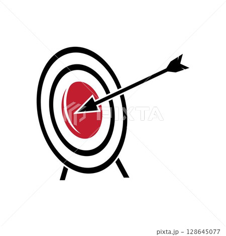 Target icon vector logo design 128645077