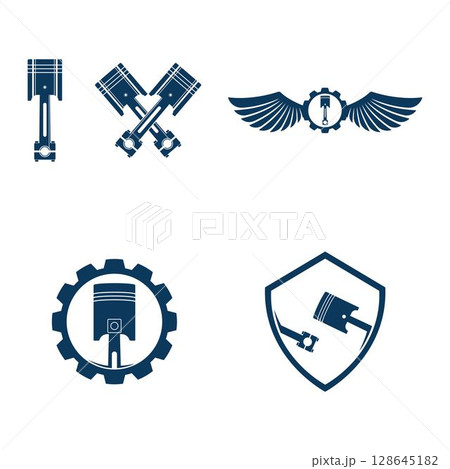 piston Vector icon design 128645182