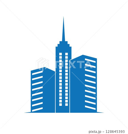 building logo vector icon illustration design 128645393