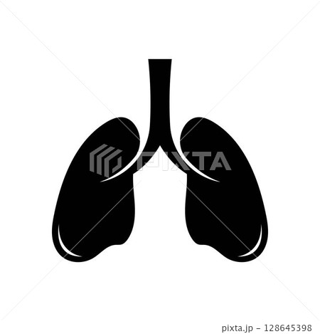 lungs logo icon vector illustration design 128645398