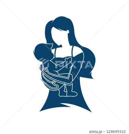 Happy Mothers Day logo vector illustration design.Happy Mother's Day to all mother lovers Happy Mothers Day logo vector illustration design.Happy Mother's Day to all mother lovers 128645522