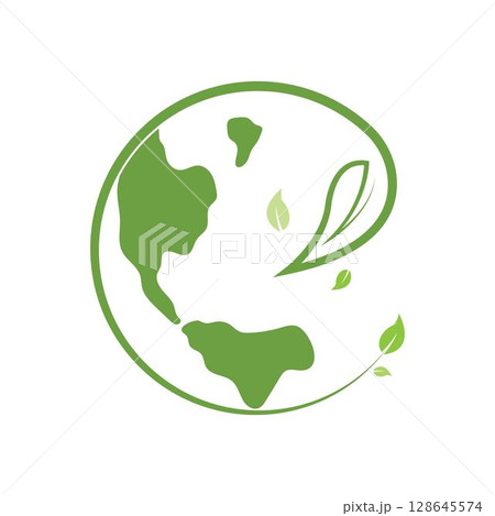 World environmental ,saving logo and ecology friendly concept Vector illustration World environmental ,saving logo and ecology friendly concept Vector illustration 128645574