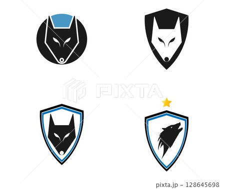 Wolf Logo Template Wolf Logo Template 128645698