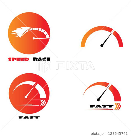 Faster Logo Template vector icon Faster Logo Template vector icon 128645741