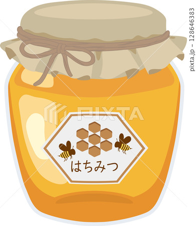 蓋付きの蜂蜜 128646383