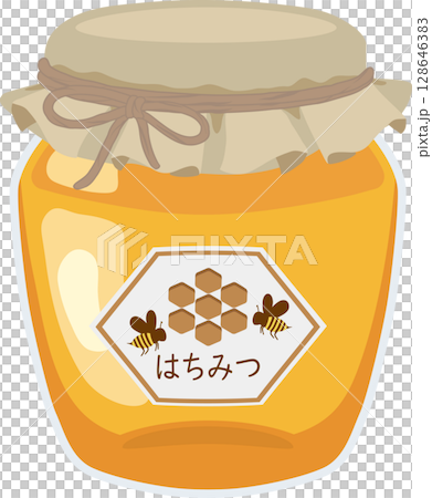 蓋付きの蜂蜜 128646383