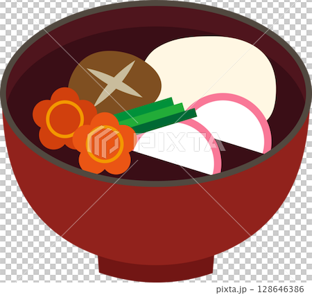 Simple and cute illustration material 128646386