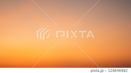 Gradient Yellow Sunset Background effect Shine Orange Light Pastel Sun Dramatic Abastract Overlay Motion blur Sunrise Evening Sky Summer Spring Mockup Travel, Gold Backdrop Minimal Platform Mockup. 128646982