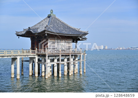 近江八景 浮御堂 近江八景 浮御堂 128648659