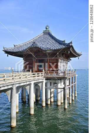 近江八景 浮御堂 近江八景 浮御堂 128648662