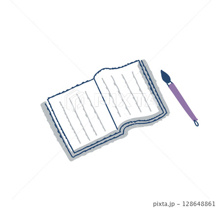 芳名帳とペン 芳名帳とペン 128648861