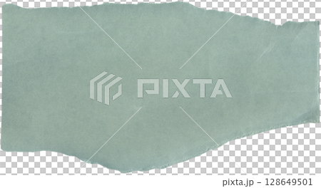 Blue cardboard with torn edges. For collage, scrapbooking, DIY projects 128649501