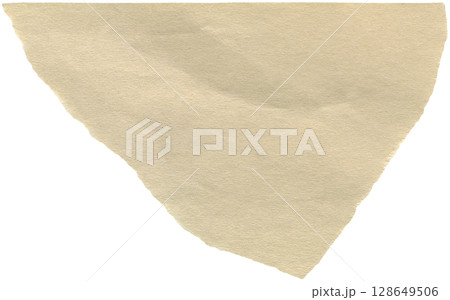 Torn paper scrap for used as background or backdrop. Realistic paper piece for scrapbooking, paper collage making Torn paper scrap for used as background or backdrop. Realistic paper piece for scrapbooking, paper collage making 128649506