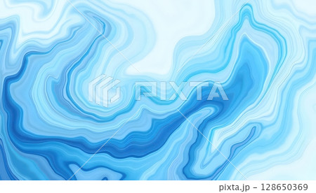 Dreamy Blue Marble Ink Swirl Dreamy Blue Marble Ink Swirl 128650369