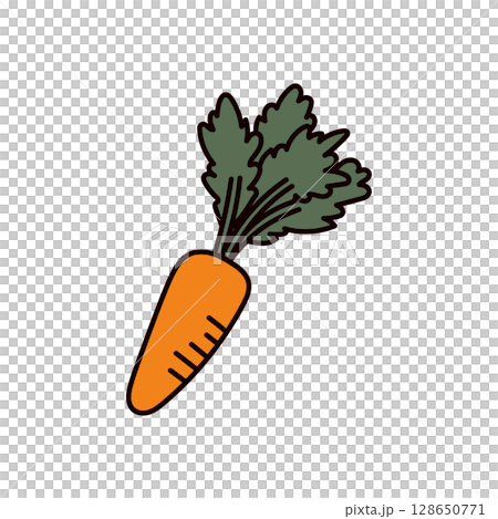 にんじんのイラスト 128650771