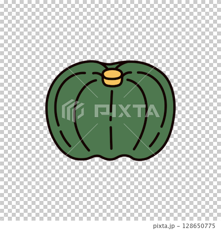 かぼちゃのイラスト 128650775