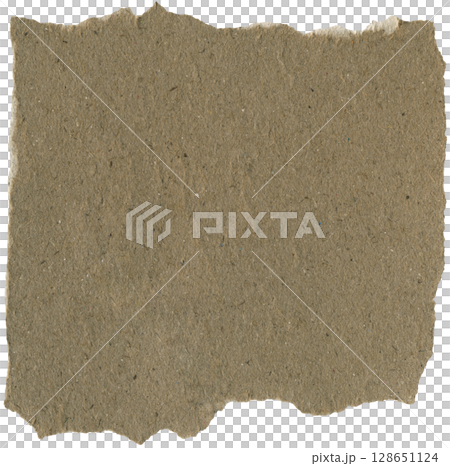 Ripped cardboard scrap with a natural texture for creating collages and artistic projects Ripped cardboard scrap with a natural texture for creating collages and artistic projects 128651124