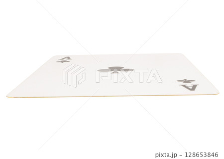 card gambling on white game luck ace clubs 128653846