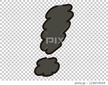 強調や驚きを伝える記号のイラスト 128654044