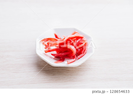 手作りの紅しょうが 128654633