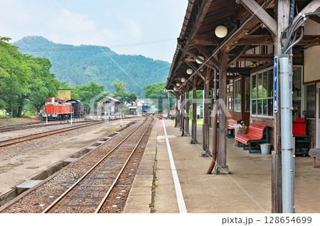 【若桜鉄道 若桜駅】 鳥取県八頭郡若桜町若桜 128654699
