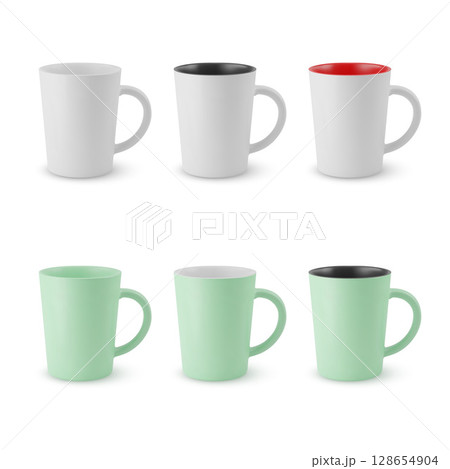 Set of Empty Cups Set of Empty Cups 128654904