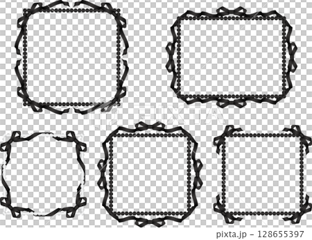 Ribbon, Beads F, m19 Black Ribbon, Beads F, m19 Black 128655397