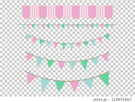 飲食店のオーニングテントとガーランド お洒落なお店の必須アイテムです 飲食店のオーニングテントとガーランド お洒落なお店の必須アイテムです 128655667