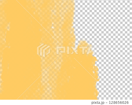 水彩でラフに塗ったようなオレンジ色の和風水彩・水墨風背景テクスチャ 水彩でラフに塗ったようなオレンジ色の和風水彩・水墨風背景テクスチャ 128656026