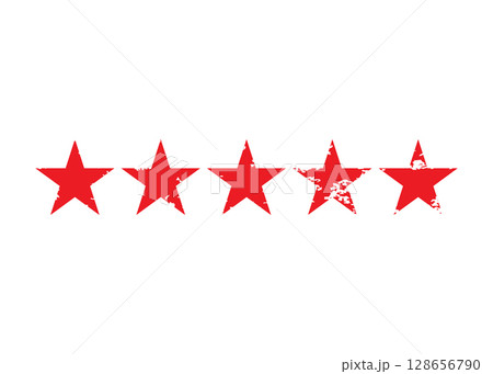 Red vintage stars with Retro design Red vintage stars with Retro design 128656790