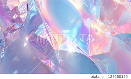 透明なガラスの背景 128660336