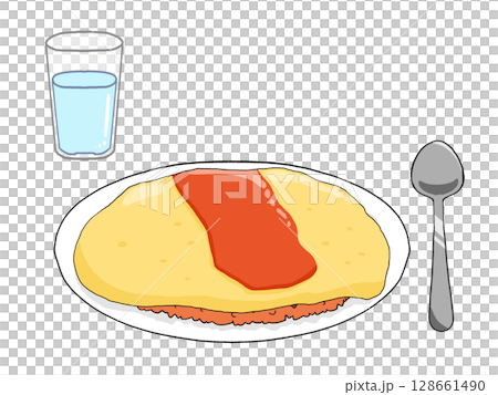 煎蛋飯套餐插圖 128661490