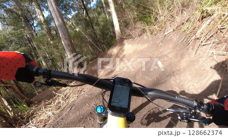 Warburton Mountain Bike Park in Australia 128662374