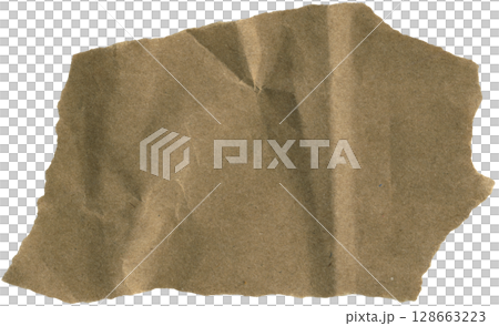 Brown kraft paper background for vintage album decoration, collages, scrapbooking, DIY projects 128663223