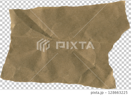 Crumpled wrinkled kraft paper. For packaging, gift wrapping, and creative crafting projects Crumpled wrinkled kraft paper. For packaging, gift wrapping, and creative crafting projects 128663225