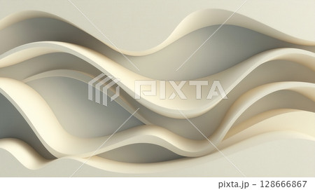 Elegant Curves in Soft Tones Elegant Curves in Soft Tones 128666867