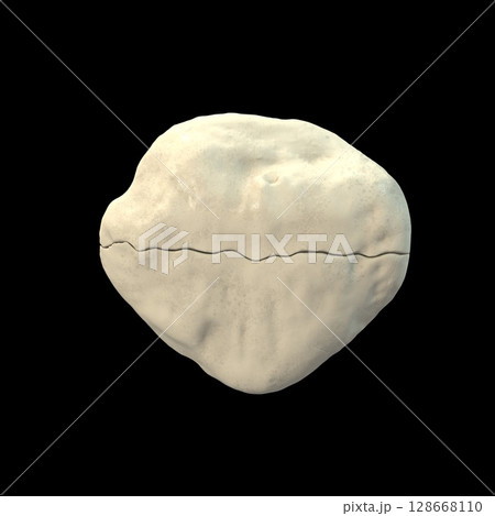 Patella undisplaced fracture, 3D illustration 128668110