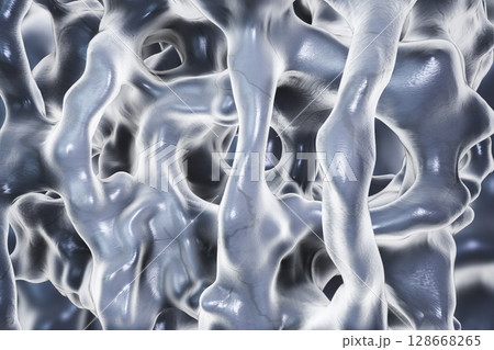 Normal bone illustration Normal bone illustration 128668265