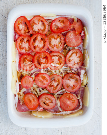 Meat and potatoes Meat and potatoes 128668964