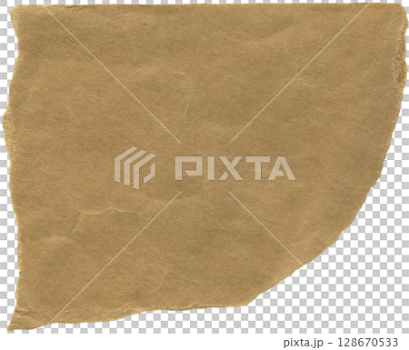Brown kraft ripped paper piece for handmade card, paper craft, scrapbooking, packaging gifts Brown kraft ripped paper piece for handmade card, paper craft, scrapbooking, packaging gifts 128670533