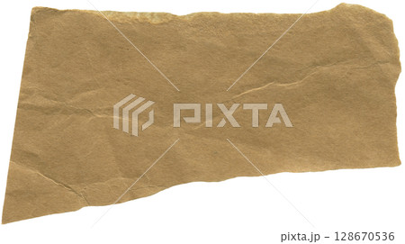 Aged brown kraft paper background for vintage album decoration, collages, scrapbooking, DIY projects 128670536