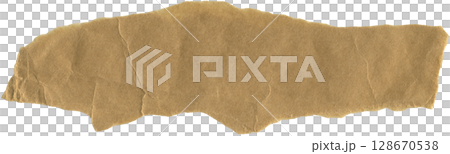 Torn Kraft paper scrap for background, vintage album decoration, collages, scrapbooking, DIY projects Torn Kraft paper scrap for background, vintage album decoration, collages, scrapbooking, DIY projects 128670538