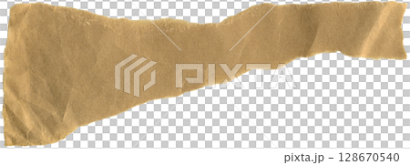 Brown wrinkled kraft paper. For packaging, gift wrapping, and creative crafting projects Brown wrinkled kraft paper. For packaging, gift wrapping, and creative crafting projects 128670540