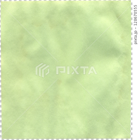 Green crumpled torn paper scrap for used as background or backdrop. Realistic paper piece for scrapbooking, paper collage making 128670555